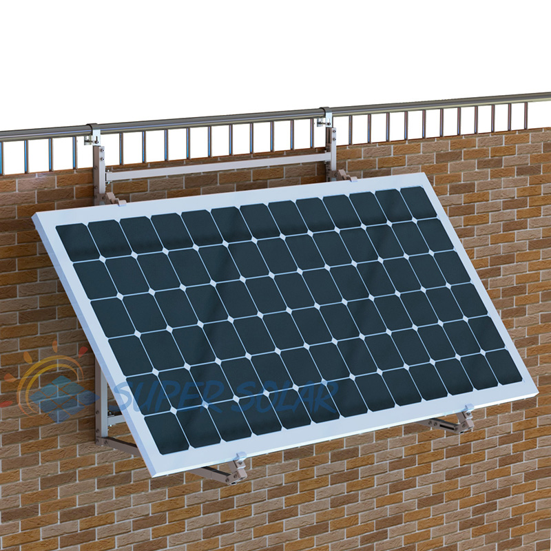 установка солнечной батареи на балконе