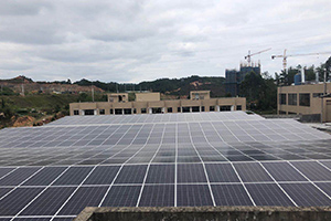 Солнечная система в сети в китайском городе Дэхуа