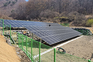 Солнечная монтажная система в Южной Корее Тэпёнри